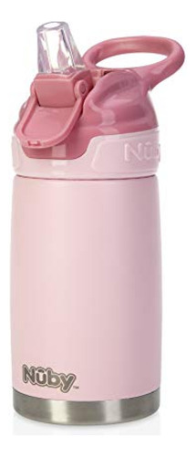 Botella De Agua Para Niños Nuby Thirsty Kids No Spill Flip-i