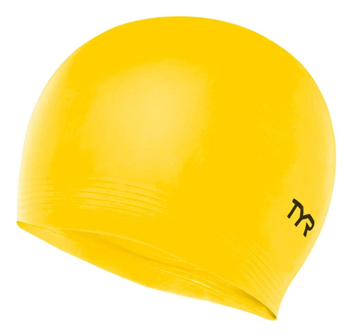 Gorra De Natacion Latex Amarillo Tyr