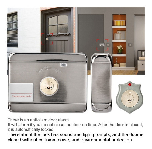 12v Cerradura Electrónica De La Puerta De Acceso Inteligente