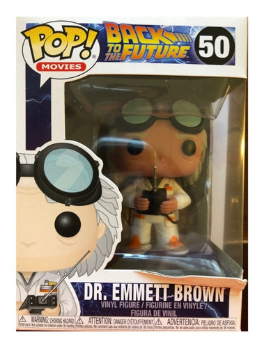 Boneco Pop Funko De Volta Para O Futuro Doc Dr Emmett Brown