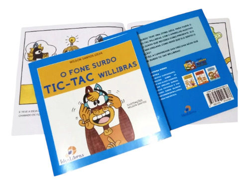 Livro Infantil O Fone Surdo Tic-tac Willibras Por Wilson Santos Silva. Idealibras