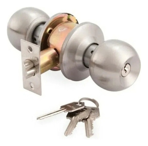 Imagen 1 de 3 de Cerradura Chapa Puerta Casa Dormitorio Para Interiores
