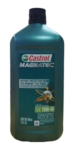 Castrol 10w40 Semi Sintético Magnate 946ml.