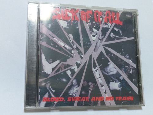 Sick Of It All Cd Blood, Sweat, And No Tears 2006 Impecable