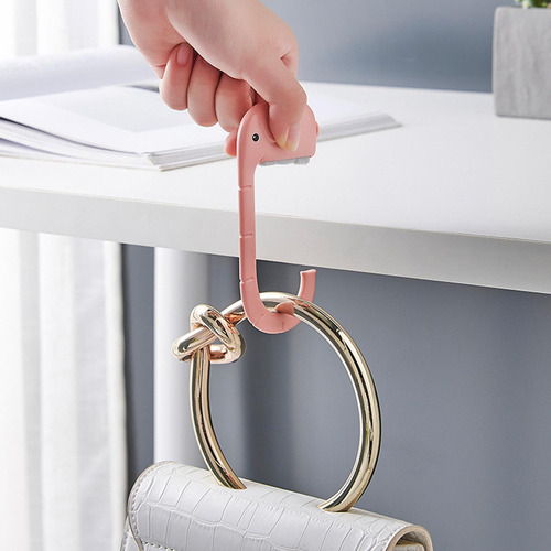 Ganchos Para Monedero Colgador De Pared Pequeño Rosado