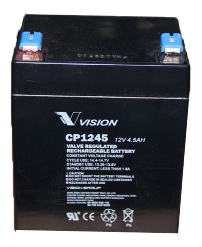 Bateria Vision Cp1245 12v 4,5ah Ups Autitos Ramos Mejia