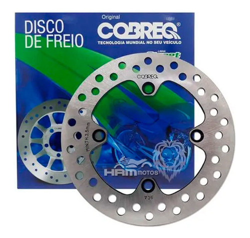 Disco De Freio Traseiro Nx 400 Falcon/xre 300 Cobreq