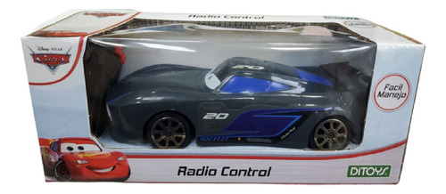 Cars Auto A Control Remoto Rayo Y Jackson 20cm 2 Funciones Color Azul Personaje Jackson Storm