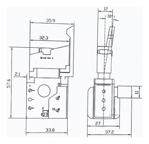 Electric Power Drill Speed Switch
