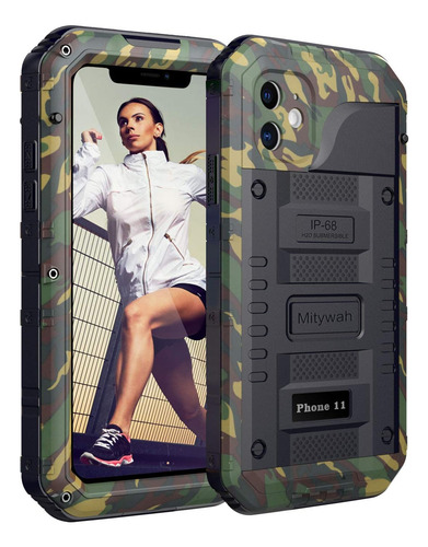 Funda Impermeable Para iPhone 11 - Camuflada
