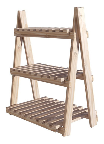 Organizadora Prateleiras Estante De Madeira Pinus Pallet