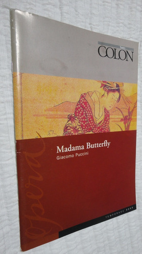 Programa Teatro Colon- Madama Butterfly- 2000