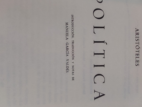 La Politica De Aristóteles