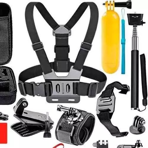 Kit 53 Acessorios Gopro 7 Black Completo Go Pro Hero 6 5 4 3