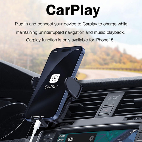 Cabo Carplay De Carro Para iPhone 15 Cabo Usb A Para U