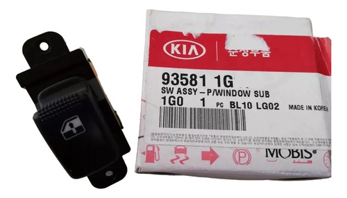 Kia Rio Xcite Switch Vidrio Pasajero Nuevo Original