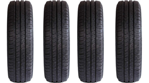 Kit 4 Pneu 205/70/15 C Remold Com Borracha Vipal +4 Bicos
