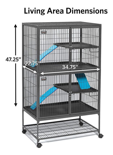 Jaula Para Hurón Midwest Homes For Pets, Modelo Deluxe Ferre