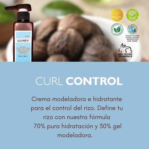 Crema Para Peinar Rizos Activador Saryna Key 70-30% 300 Ml