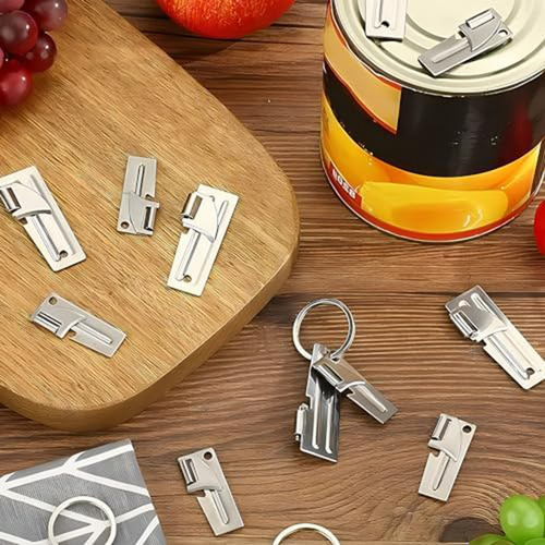 Abridores De Latas P38 Y P51 Con Llaveros, Acero Inoxidable