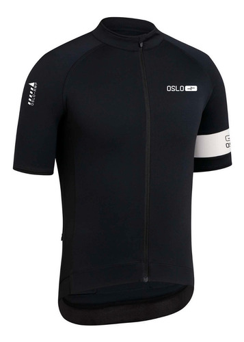 Remera Jersey Ciclismo Hombre Negra Ruta Mtb Oslo