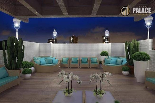 Imagem 27 de 30 de Apartamento Com 1 Dormitório À Venda, 44 M² Por R$ 246.125,00 - Vila Guilhermina - Praia Grande/sp - Ap2871
