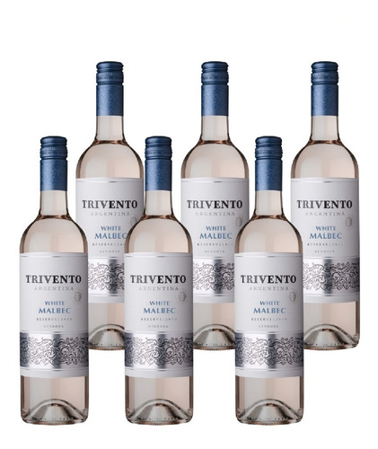 Imagen 1 de 4 de Caja X 6 - Trivento Reserve White Malbec (blanco De Malbec)