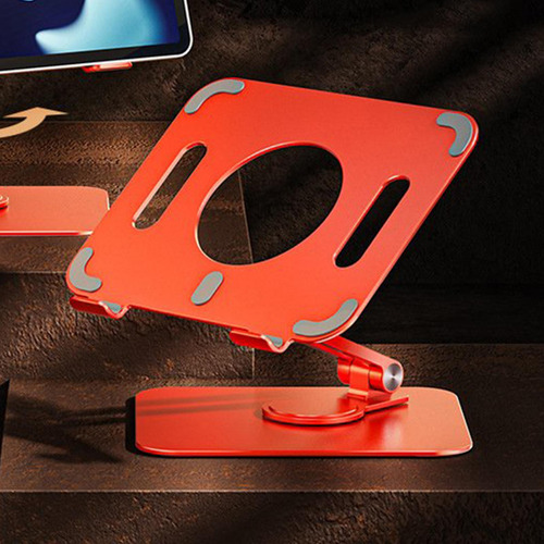 Soporte Plegable Para Tableta 360 ° Rotación Manos Naranja