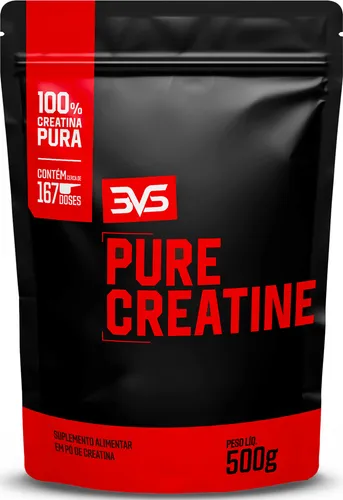 CREATINA MONOHIDRATADA 500g - 100% Pura - 3VS Nutr...