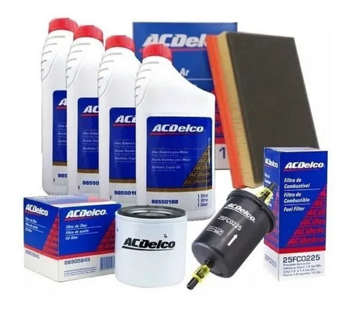 Kit Filtros Y Aceite Original Corsa 2 Meriva 1.8 Gm