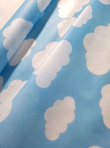 Tnt Estampado Nuvem De Algodão Decoracao 1,40mx 2 Metros Cor Estampas