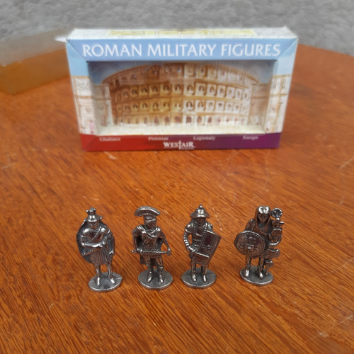 Miniaturas Antigos Soldadinhos Romanos De Metal Westair