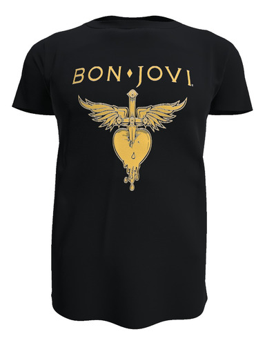 Polera Diseño Bon Jovi 100% Algodón, Todas Las Tallas