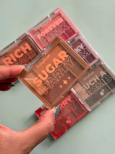 Mini Paleta De Sombras Ojos Such A Palette Ruby Rose 5 Tonos Sugar Party