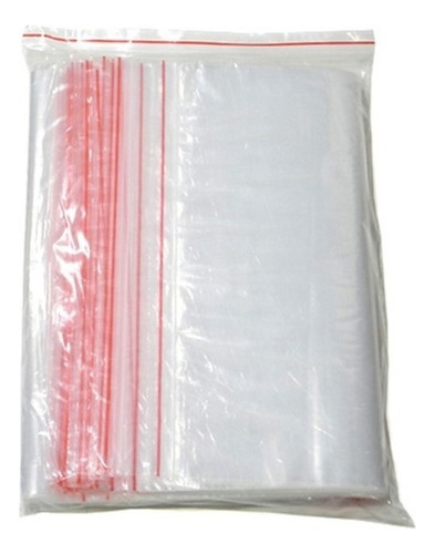 Saco Abre Fecha 17x25 Saquinho Fecho Zip Hermético 1.000 Un