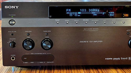 Receiver Sony Str Da 5400es 7.1 Dolby Digital Monster Top Preto (Usado)