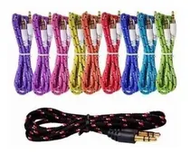 Comprar Cable Auxiliar Audio 3.5mm Nylon Plug Plug Pack 2 Und. C331