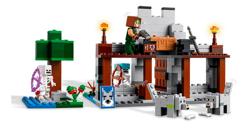 Lego Minecraft La Fortaleza-lobo