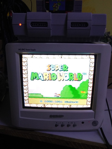 Imagem 5 de 6 de Kit Fonte E Cabo Av Para Super Nintendo Fat E Baby Bivolt Automática Muito Boa