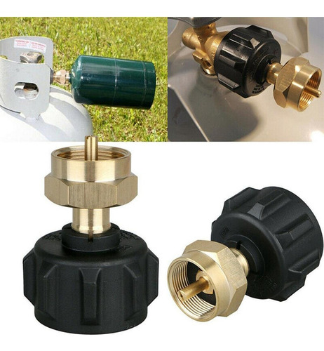 Adaptador De Recarga De Propano Lp Gas 1 Lb Cilindro Tanque