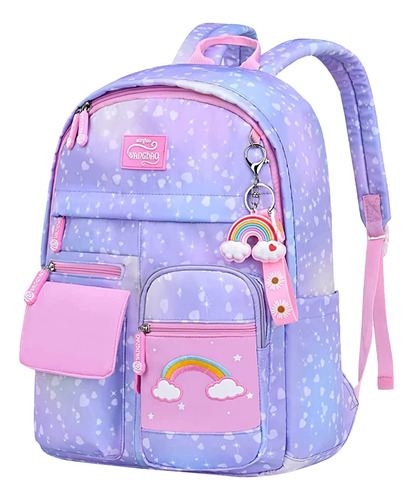 Mochila Para Niña Escolar Mujer Casual Viaje Botella Vejiga