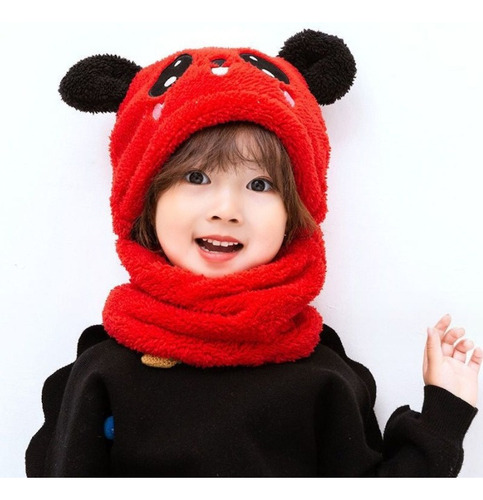 Alm Pasamontañas Touca Gorro Cachecol Para Niños Con El