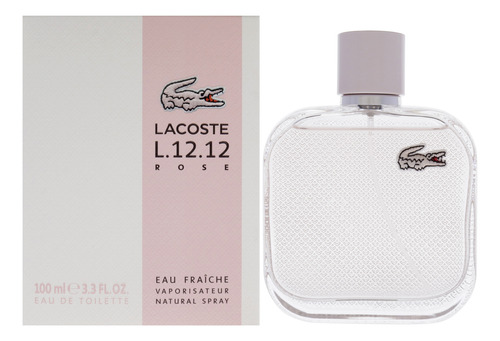 Perfume Lacoste Eau De L.12.12 Rose Eau Fraiche, 100 Ml, Par
