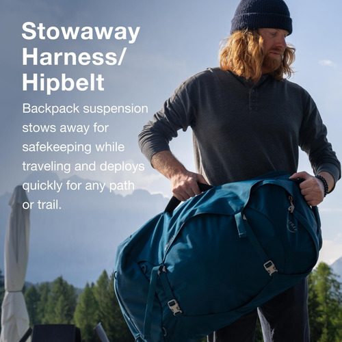 Osprey Farpoint 70l Mochila De Viaje Para Hombre, Azul