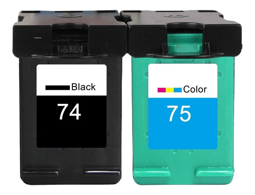 Kit Cartuchos Impresora 74xl Y 75xl Negro Color Alternativo