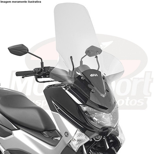 Parabrisa Givi 2123dt + Kit Fixação Yamaha N Max Com Nota