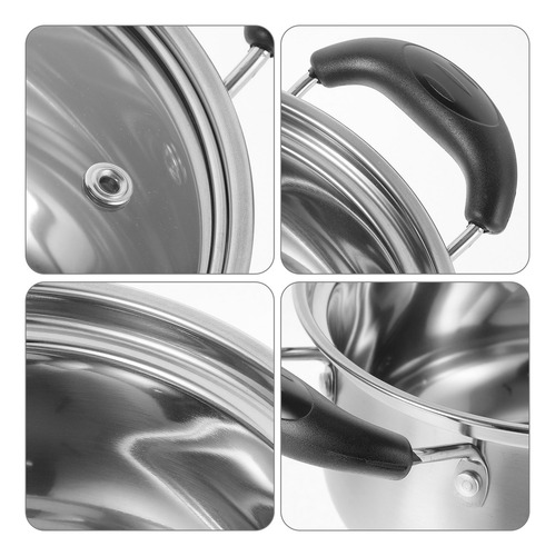 Olla De Cocina De Acero Inoxidable Para Uso Doméstico, Olla
