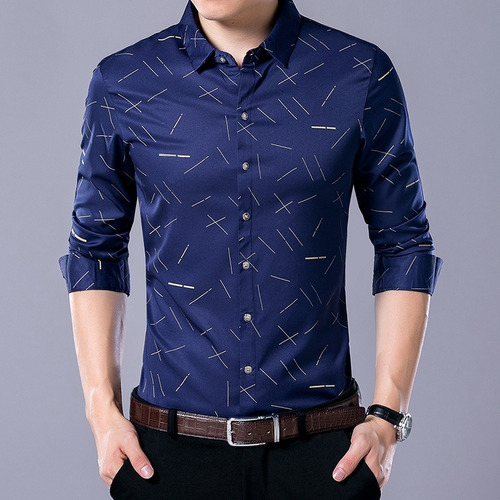 Camisa Rayas Manga Larga Camisa Primavera