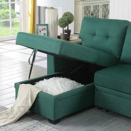Sofá Cama En Forma De L Sofá Cama Extraíble Con Diván
