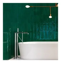 Comprar Cerámica Acuarela Azulejo 7.7x30 Iceland Verde Ingles Pared